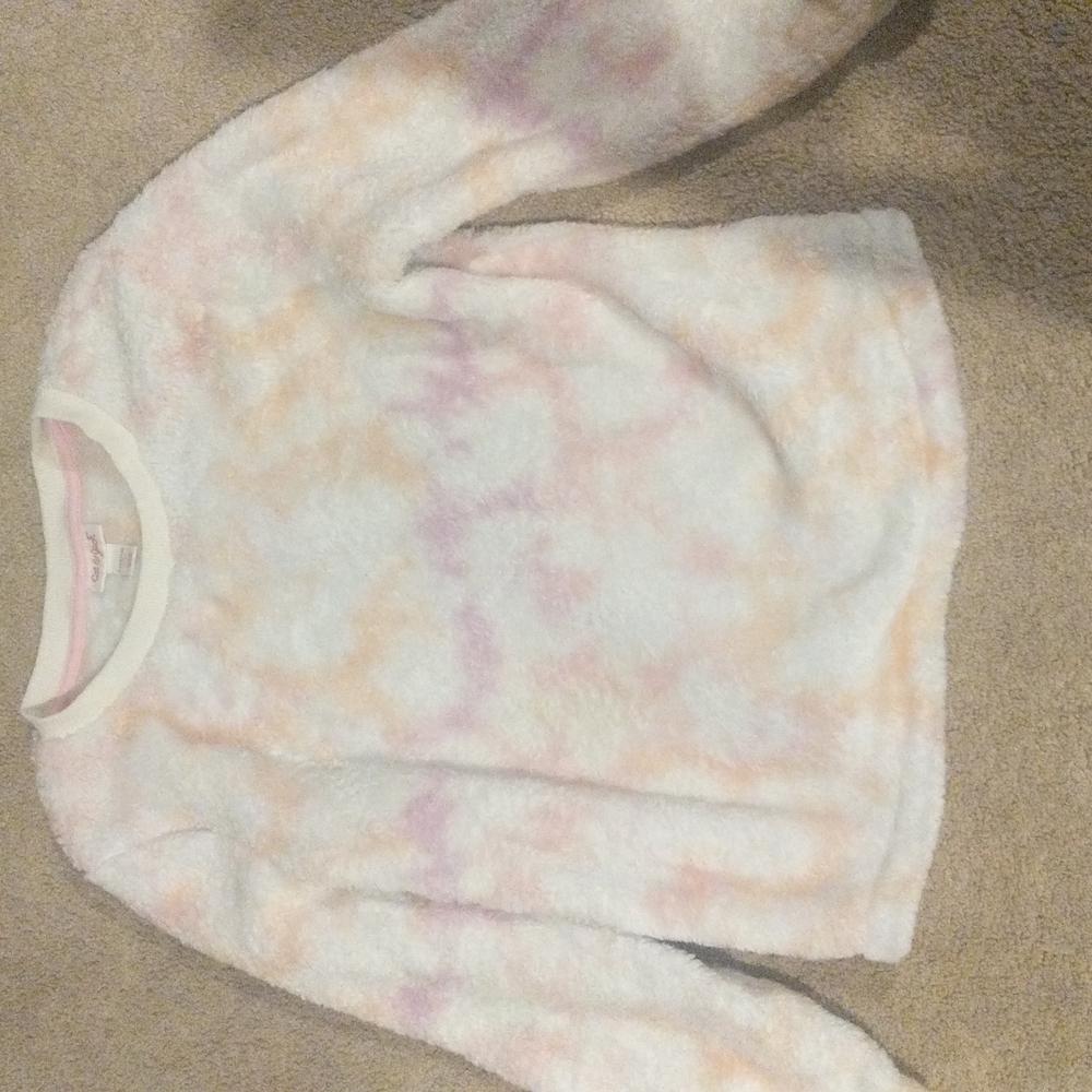 Girls multicolor soft pajama shirt size 10-12